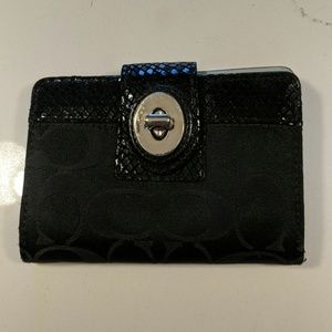 Coach Black Wallet